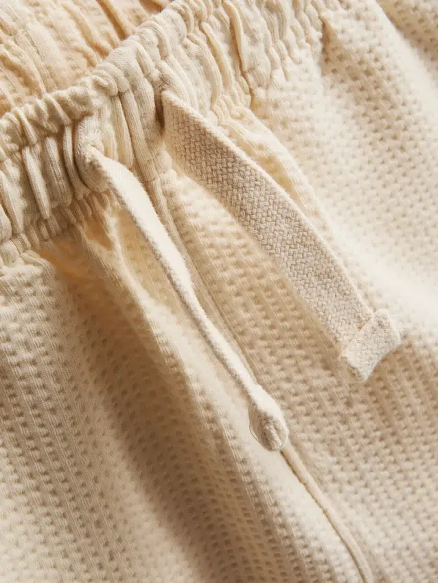 1-9 años | Conjunto de camisa de polo y pantalones cortos con textura