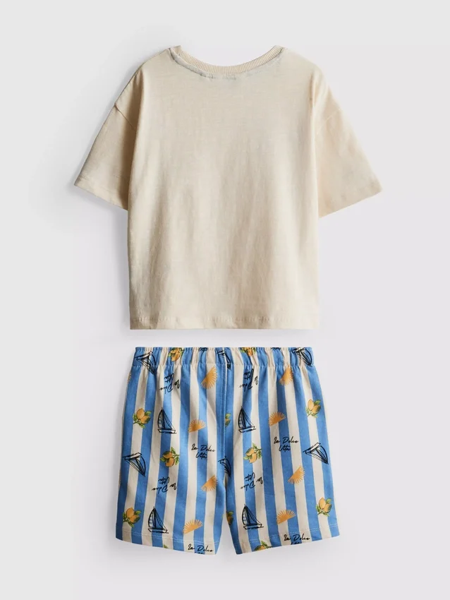 1-9 años | Conjunto de camiseta con estampado y pantalones cortos de Dolce Vita