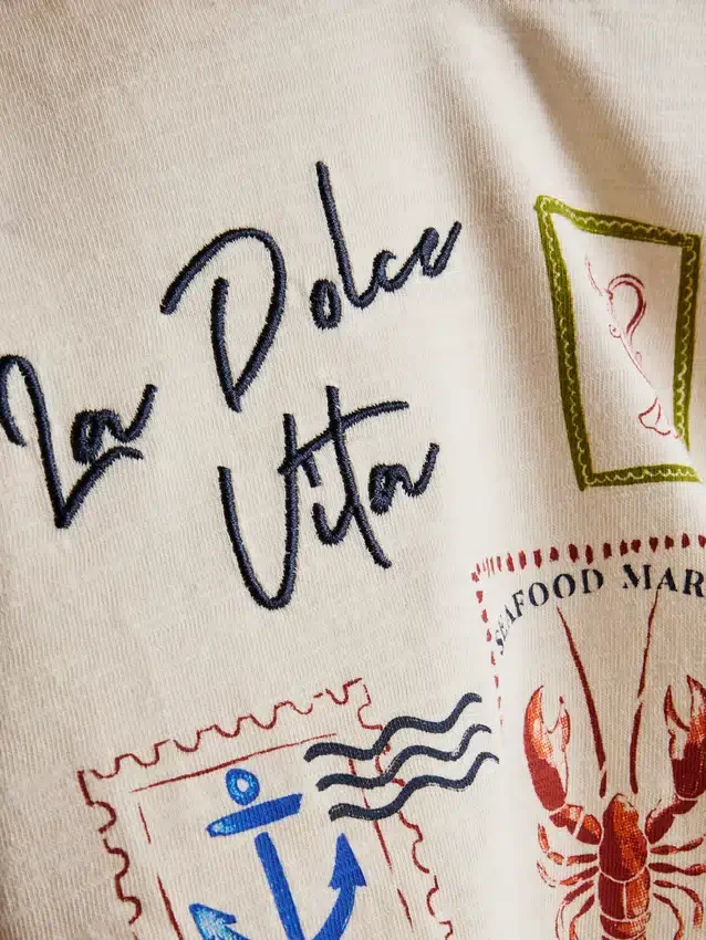 1-9 años | Conjunto de camiseta con estampado y pantalones cortos de Dolce Vita