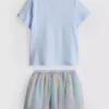 1-9 años | Conjunto de camiseta y falda tutú de las Princesas de Disney