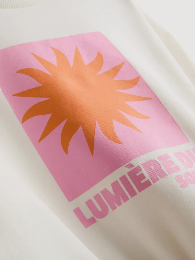 1-9 años | Conjunto de sudadera y pantalones con textura arrugada