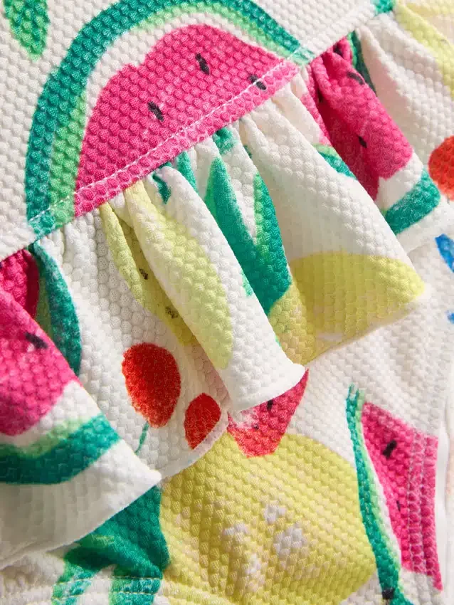 1-9 años | Traje de baño con estampado de frutas