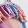 1-9 años | Traje de baño con volantes y purpurina Ombra