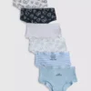 2-15 años | Paquete de 6 calzoncillos de corte hipster con diseño de mariposas
