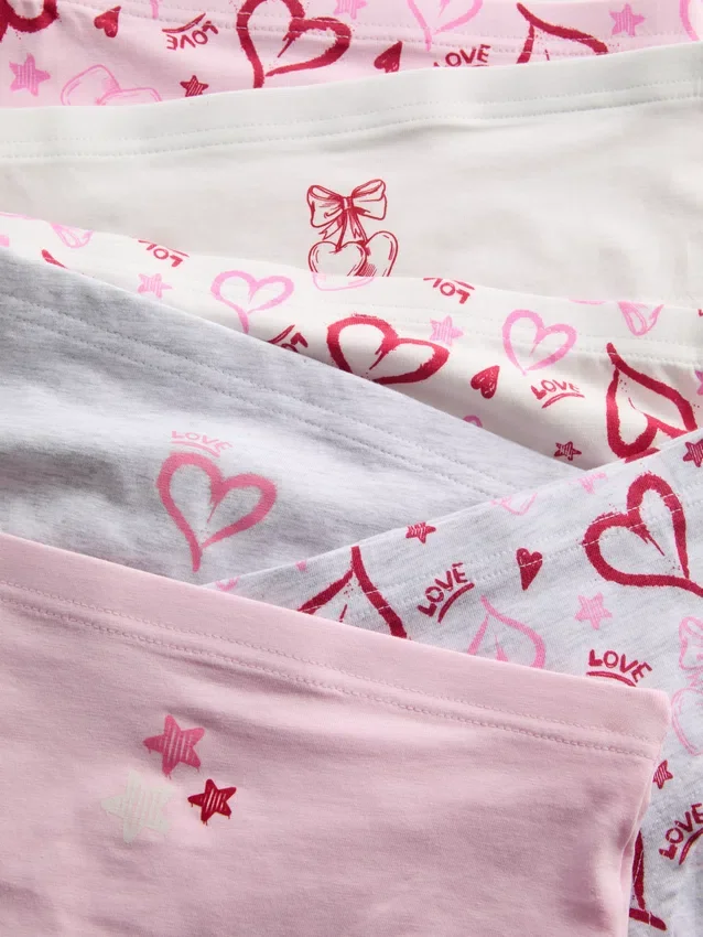 2-15 años | Paquete de 6 calzoncillos de corte hipster con estampado de grafiti