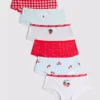 2-15 años | Paquete de 6 calzoncillos de estilo hipster con diseño de fresas