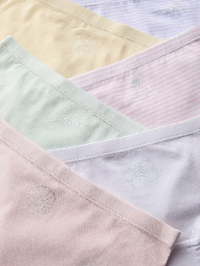 2-15 años | Paquete de 6 calzoncillos hipster con estampado de playa
