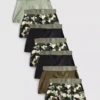 2-15 años | Paquete de 7 calzoncillos con estampado de camuflaje