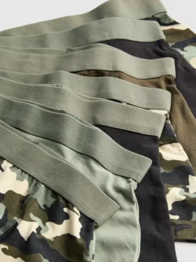 2-15 años | Paquete de 7 calzoncillos con estampado de camuflaje