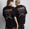 21 camisas de manga corta Savage