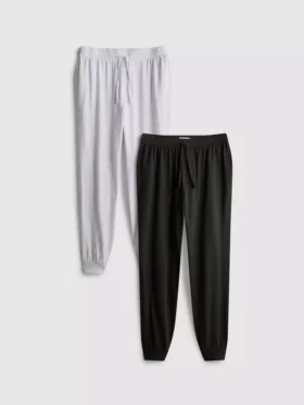 2pk pantalones de pijama básicos