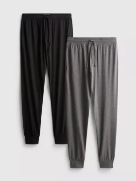 2pk pantalones de pijama de jersey
