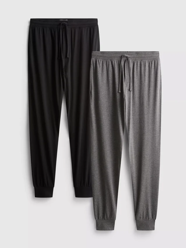 2pk pantalones de pijama de jersey