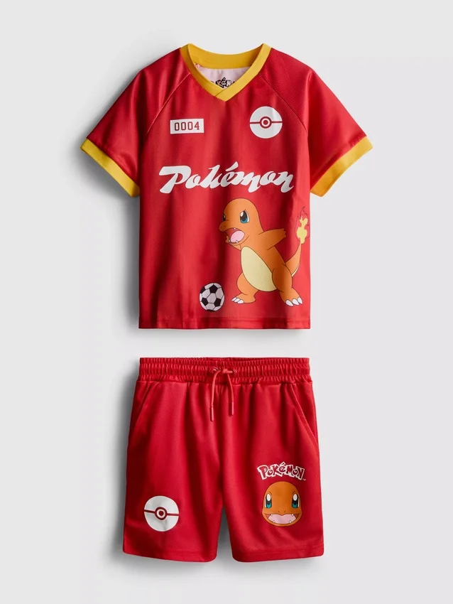 3-9 años | Conjunto deportivo de Pokémon Charmander