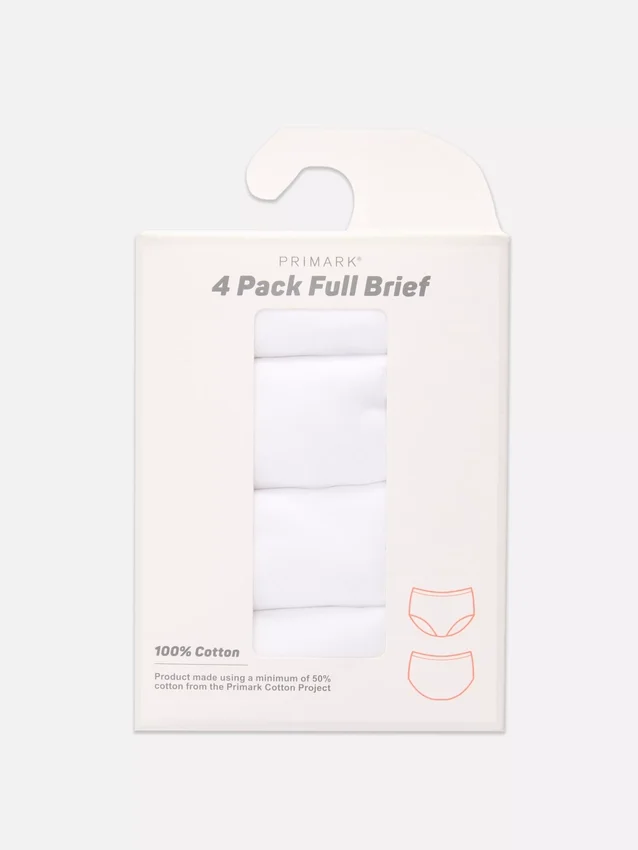 4pk calzoncillos de algodón