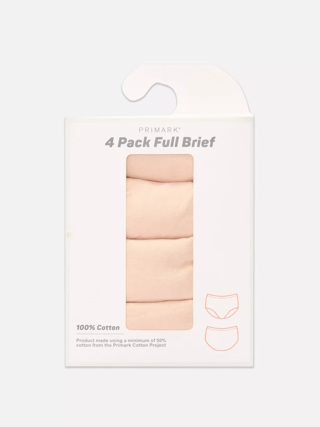 4pk calzoncillos de algodón