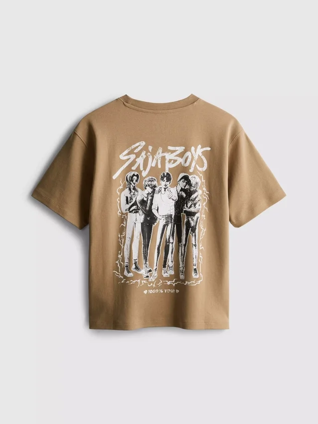 6-15 años | Camisa con diseño de «K-Pop Demon Hunters: Niños Saja»