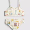 7-15 años | bikini con estampado de postal