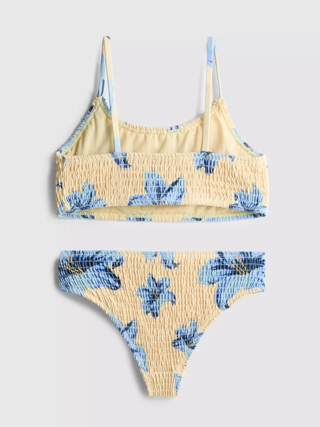 7-15 años | bikini estampado con fruncidos