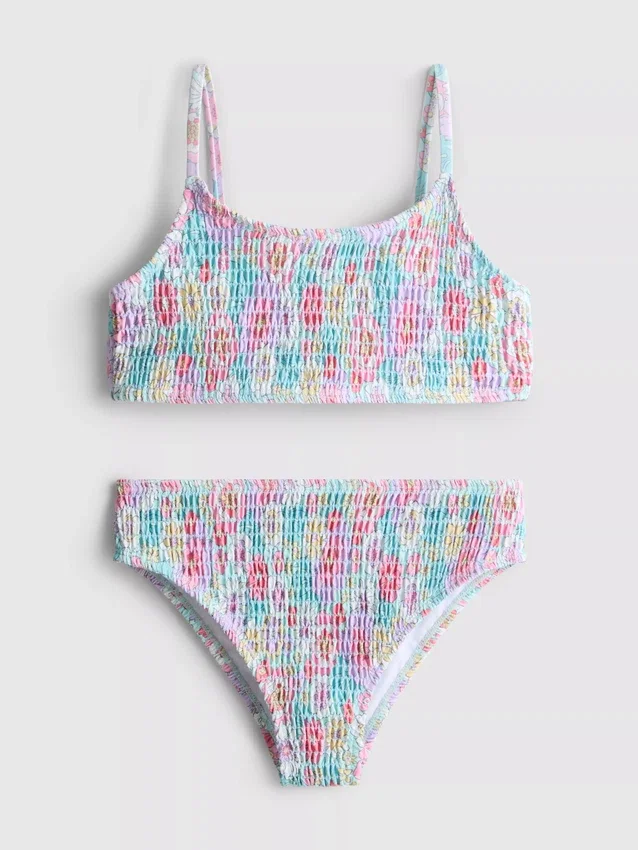 7-15 años | bikini floral fruncido