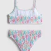 7-15 años | bikini floral fruncido