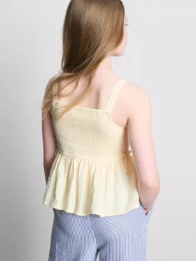 7-15 años | blusa con lazo fruncido