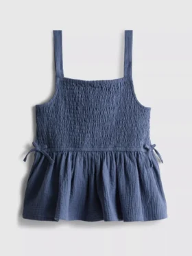 7-15 años | blusa con lazo fruncido