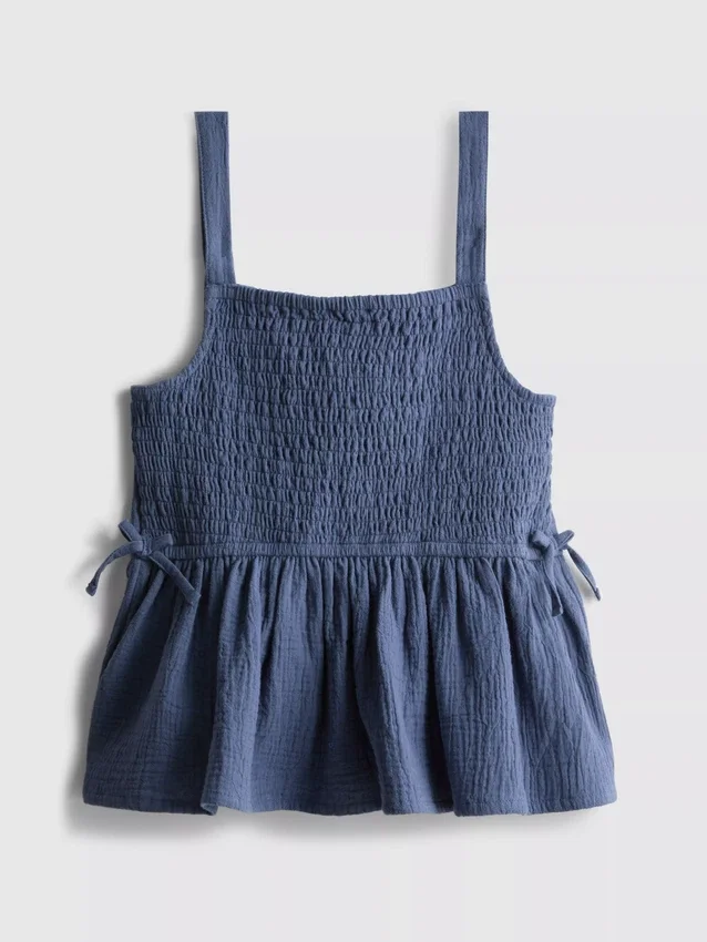 7-15 años | blusa con lazo fruncido