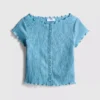7-15 años | blusa con textura arrugada
