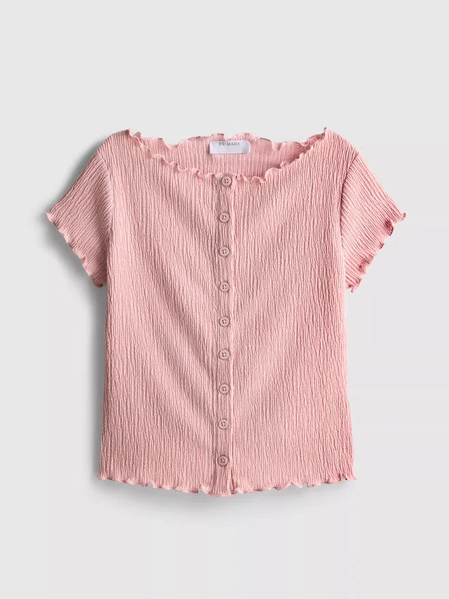 7-15 años | blusa con textura arrugada