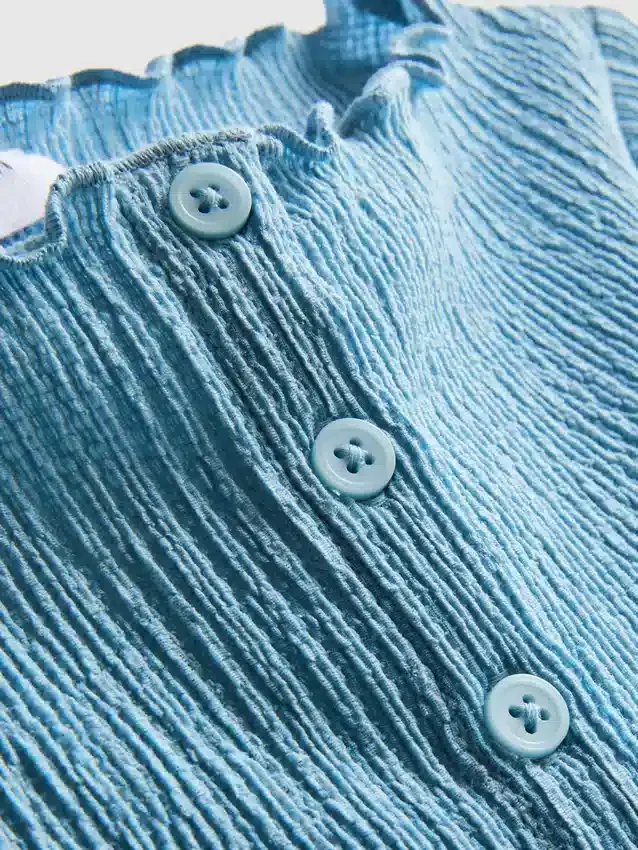 7-15 años | blusa con textura arrugada