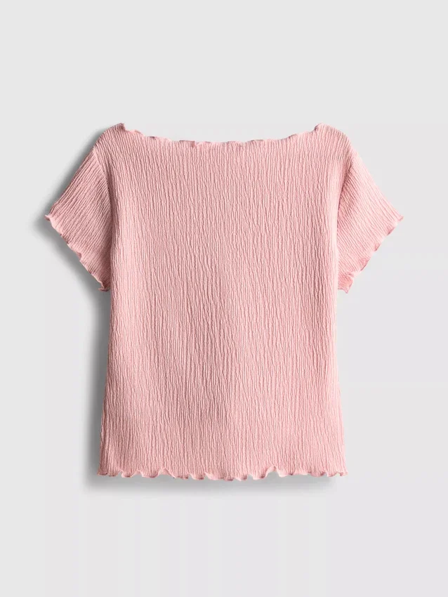 7-15 años | blusa con textura arrugada