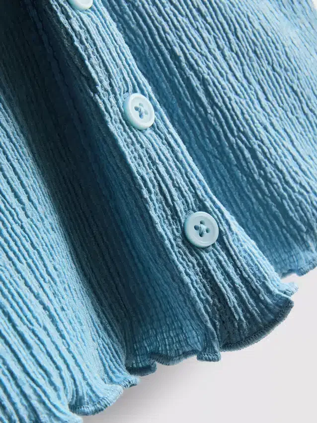 7-15 años | blusa con textura arrugada