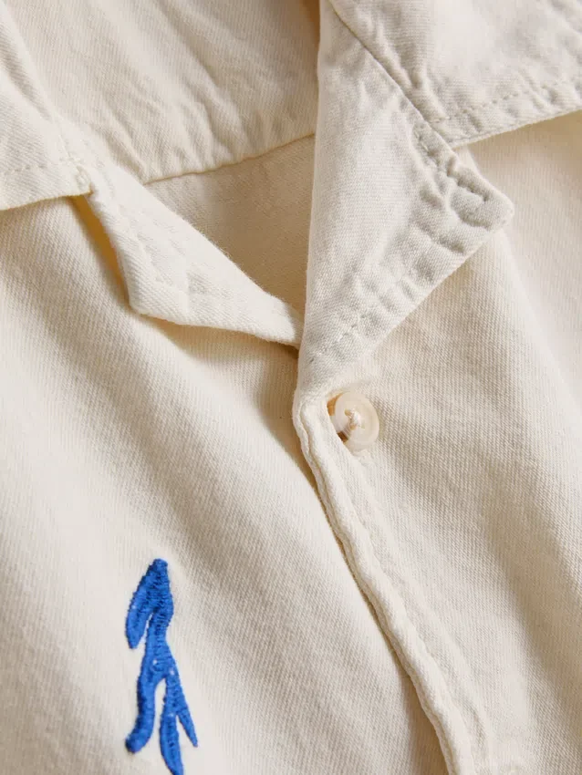 7-15 años | camisa bordada con botones