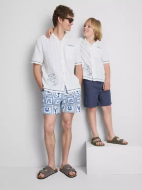 7-15 años | Camisa con bordado de pez