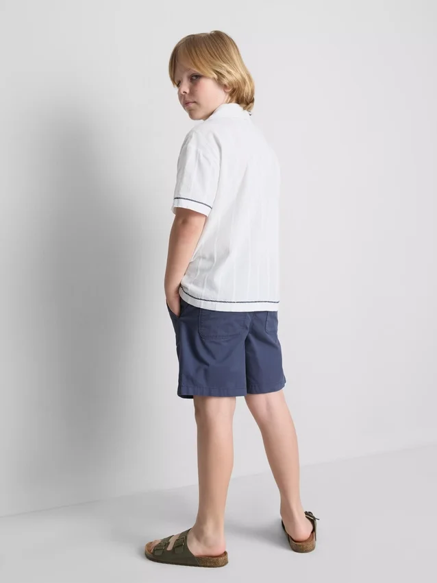7-15 años | Camisa con bordado de pez