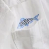 7-15 años | Camisa con bordado de pez