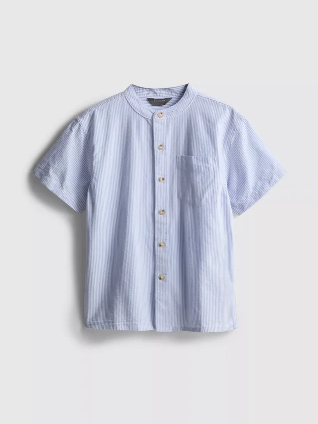 7-15 años | Camisa con cuello de banda