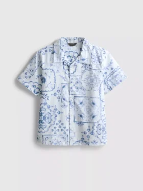 7-15 años | Camisa con estampado de mosaico