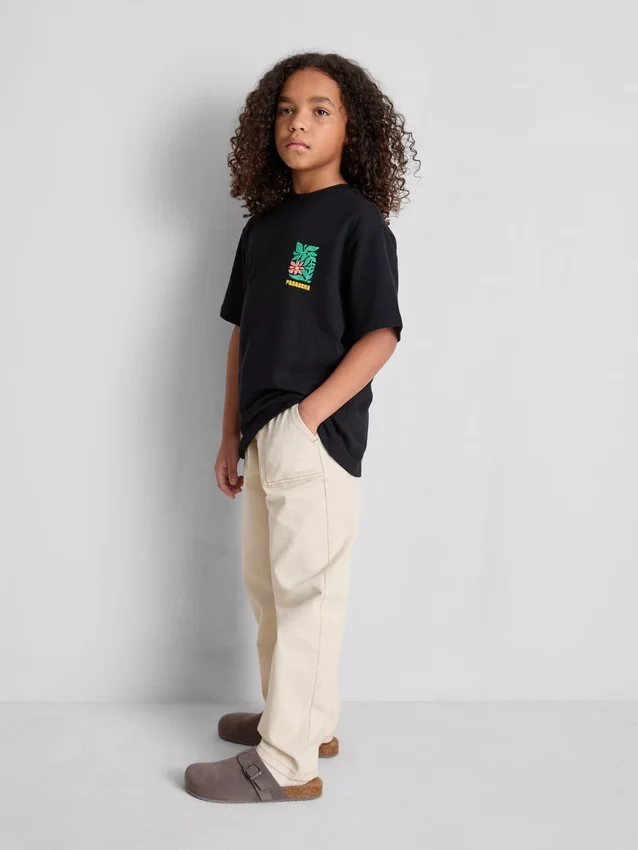 7-15 años | Camisa con estampado floral texturizado