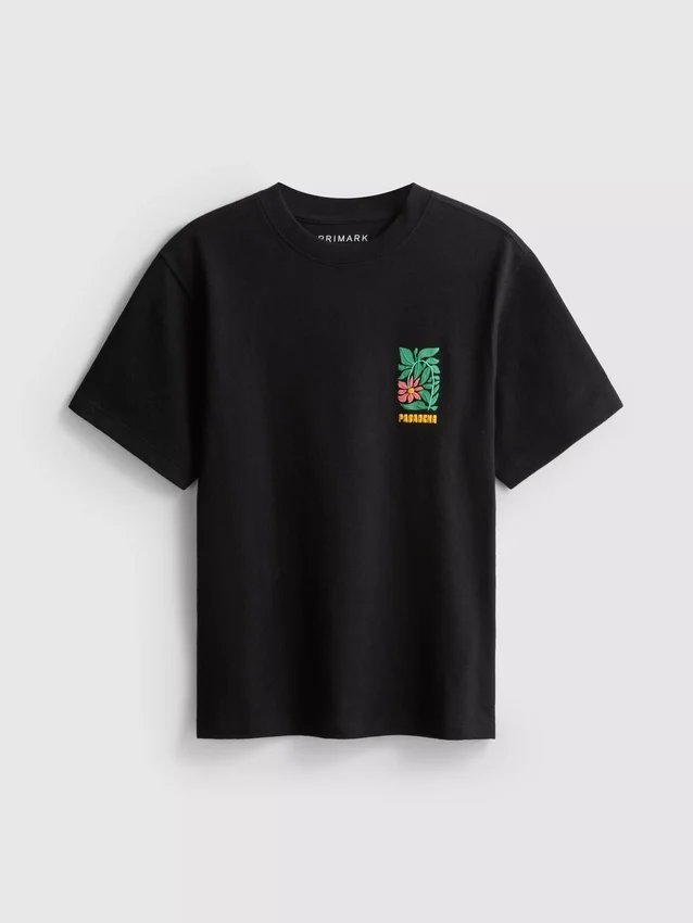 7-15 años | Camisa con estampado floral texturizado