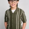 7-15 años | Camisa de punto a rayas
