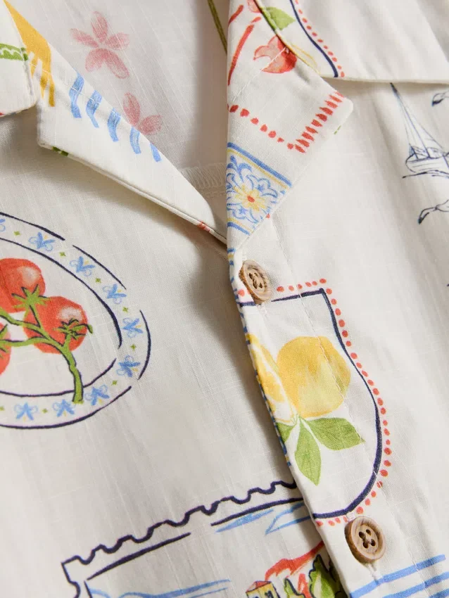 7-15 años | Camisa estampada