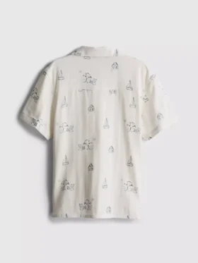 7-15 años | Camisa estampada con textura