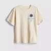 7-15 años | Camisa texturizada con estampado de palmeras