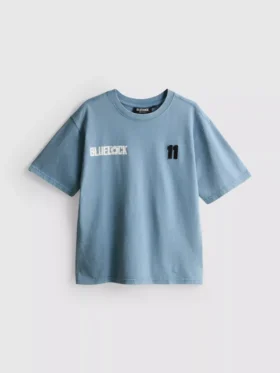 7-15 años | Camiseta azul con candado