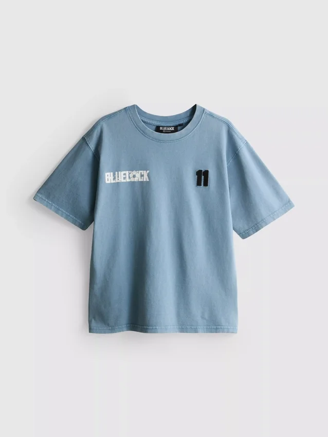 7-15 años | Camiseta azul con candado