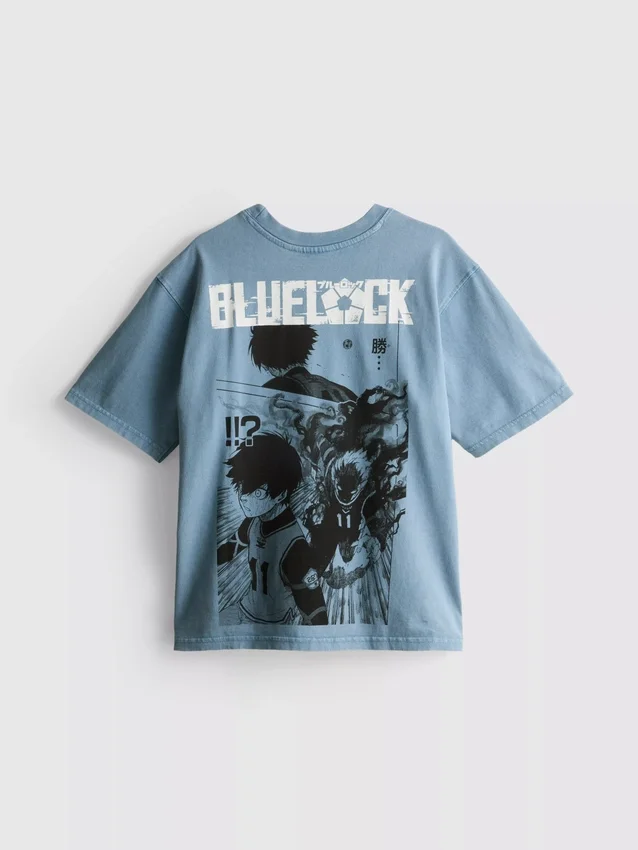 7-15 años | Camiseta azul con candado