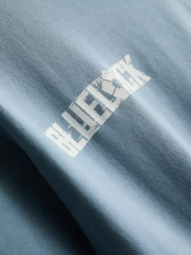 7-15 años | Camiseta azul con candado
