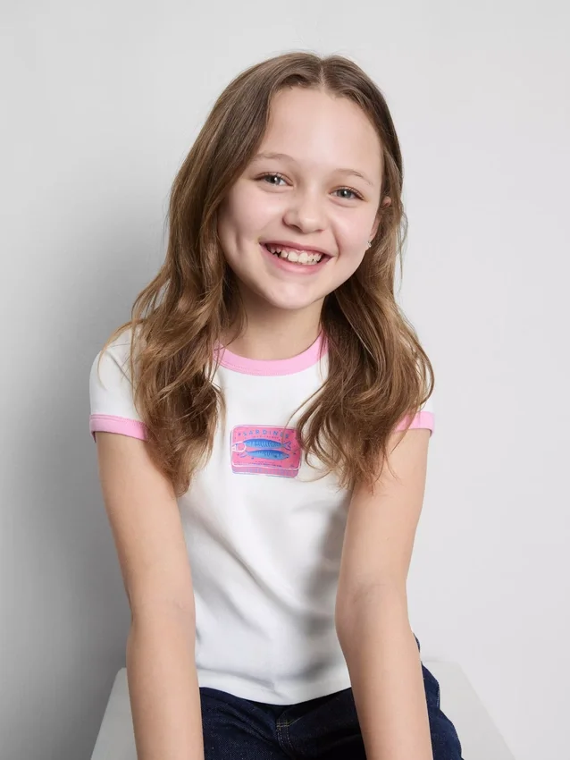 7-15 años | Camiseta con cuello redondo